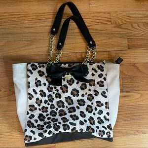 Betsey Johnson Leopard Print Handbag